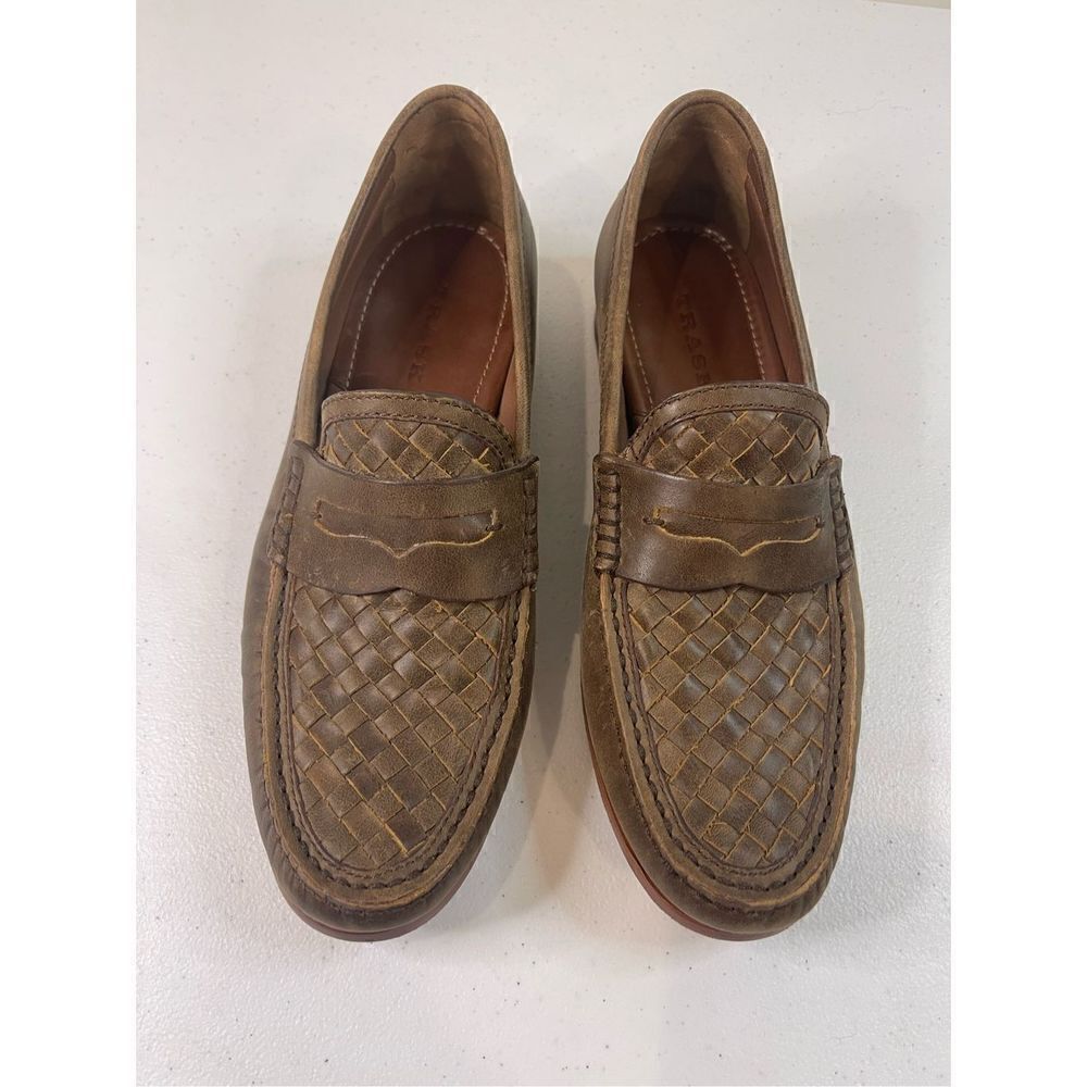 Trask men’s loafers leather size 10 brown - Picture 2 of 7